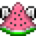 Winged Watermelon emoji