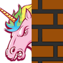Unicorn Peek emoji