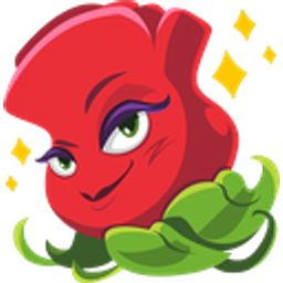 Rose Sassy emoji