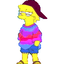 Cool Lisa Simpson emoji