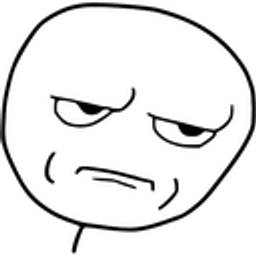 Displeased Blank Face emoji