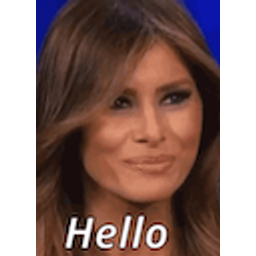 Melaniahello emoji
