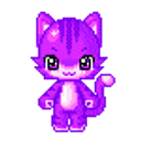 Purple Cat emoji