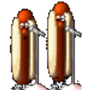 Singing Hotdogs emoji