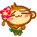 Monkey Hula emoji