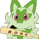 Sprigatito Bonk emoji
