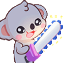 Koala Chainsaw 112px emoji