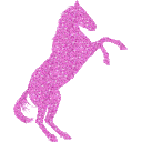 Pinkglitter Unicorn emoji