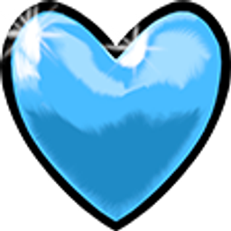 Heart Blue emoji