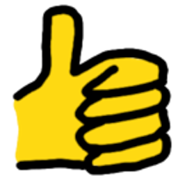 Janky Thumbs Up emoji
