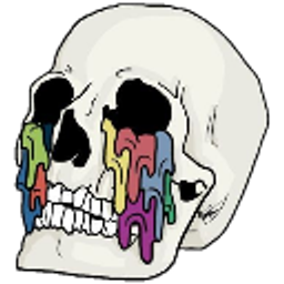 Color Skull emoji