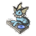Vaporean Dj emoji