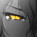 Gold Slit Eye Tear emoji