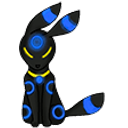 Umbreon Shiny emoji
