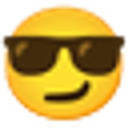 Cool Smirking emoji