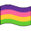 Prideflag Lesbian Animated emoji
