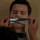 Man Tape Mouth Shush emoji