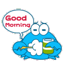 Crab Good Morning emoji