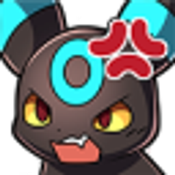 Umbreon Triggered emoji