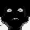 Shadow Face Eyeswide emoji