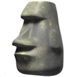 Moyai emoji