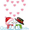 Snowmen Love emoji