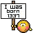 I Was Born 1337 emoji