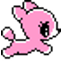 Pink Deer emoji