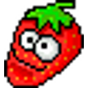 Cross Eyed Strawberry emoji