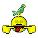 Stick Out Tongue Bird emoji