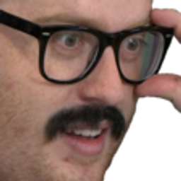 Man Adjusting Glasses Surprised emoji