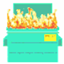Party Dumpster Fire emoji