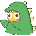 Dino Shake emoji