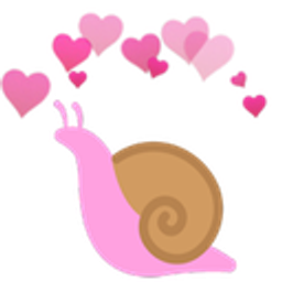 Snail Love Hearts emoji