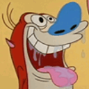 Drooling Stimpy emoji