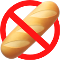 No Baguette emoji