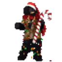 Xmas Gorilla emoji