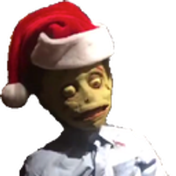 Alien Smile Santa Hat emoji