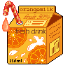 Orange Milk emoji