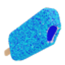 Popsicle Blue emoji