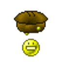 Pie Excited emoji