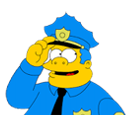 Chief Wiggum Simpsons emoji