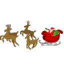 Reindeer Sled emoji