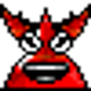 Triangle Devil emoji