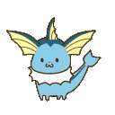Vaporeon Stare emoji
