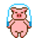 Jump Rope Pig emoji