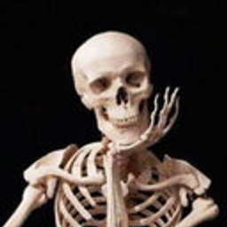 Skeleton Waiting emoji