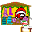 Xmas Booth Knitting emoji