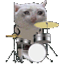 Cat Drum emoji