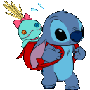 Stitch Hero Pose emoji